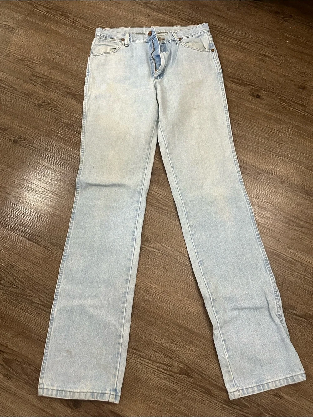 Wrangler Light Blue Straight-Leg Jeans